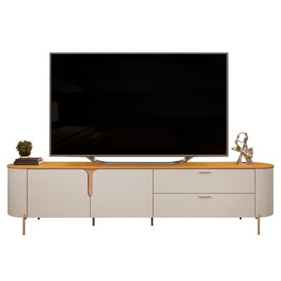 Rack Bancada De Tv 75 Pol 241cm Celi D04 Bali/cedro - Mpozenato