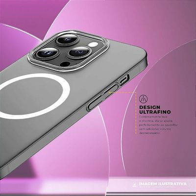 Capa Crystal Slim Magsafe para iPhone 13 Pro Max - NÃO AMARELA - Gshield
