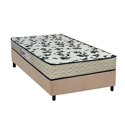 Cama Box CRC Solteiro +Colchão D33 Pasquale Wave Paropas 88