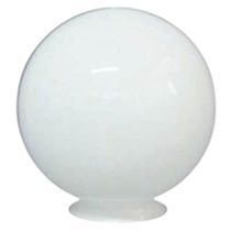 Globo para Poste Iluminação Jardim 15x30cm Leitoso Decorativo Pvc Global Dital
