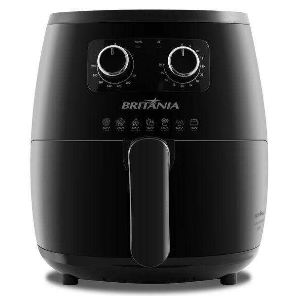 Fritadeira Air Fryer Britânia BFR22PG Revestimento Gold 6L 1500W 127V