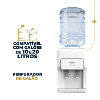 Bebedouro Britânia 20L Turbo Compressor Branco BBE50A 127V