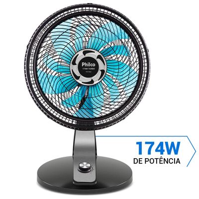 Ventilador Philco 2 em 1 Hélice de 10 Pás 174W PVT45A 127V