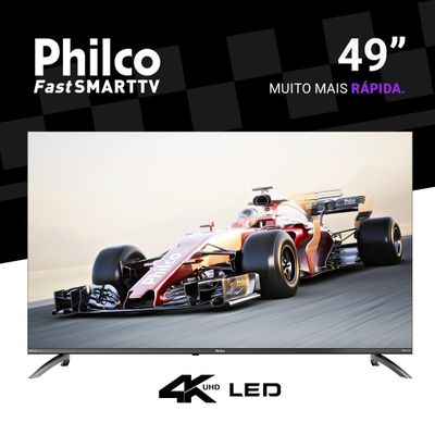 Smart TV 49" Philco UHD 4K DLED Roku P49CRA Bivolt