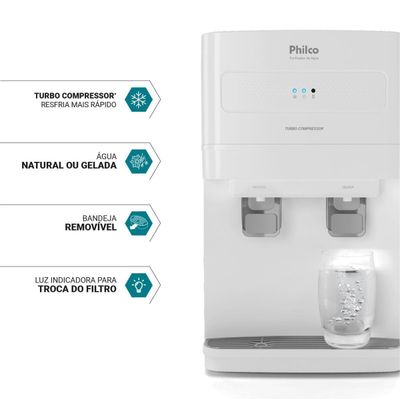 Purificador de Água Philco Sistema ECO PPU50A 127V