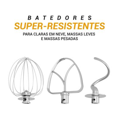 Batedeira Planetária Philco 900W 5L Turbo Vermelha PBP90B 127V