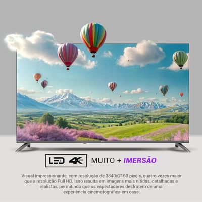 Smart TV 55" Philco 4K UHD LED Roku TV P55CRA Bivolt