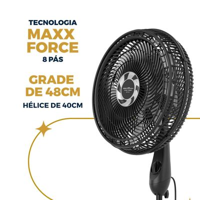 Ventilador de Coluna Britânia 8 Pás de 40cm 170W BVC42A 127V