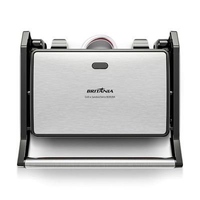 Grill e Sanduicheira Britânia 2 em 1 Abertura 180º BGR28A 127V