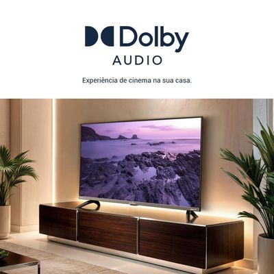 Smart TV 50" Britânia Roku B50CRA HDR10 Dolby Audio Bivolt