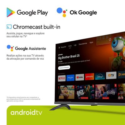Smart TV 40" Philco LED Full HD Android 11 P40SAA Bivolt