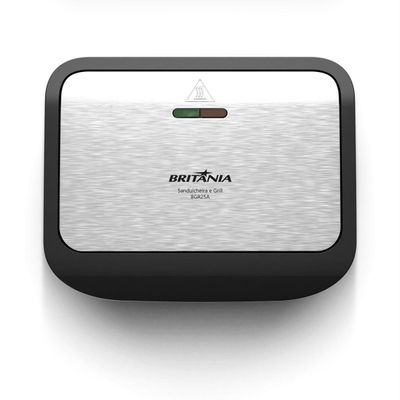 Sanduicheira e Grill Britânia Antiaderente 750W BGR25A 127V