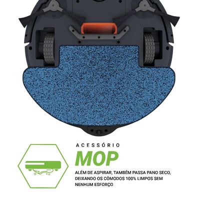 Aspirador Robô Philco Função MOP PAS29A Bivolt 35W Bivolt