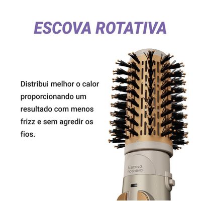 Escova Rotativa Philco 5 em 1 Bivolt 1300W PER03 Bivolt