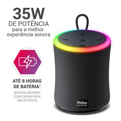 Caixa de Som Speaker Philco Extreme 35W PBS35 Bivolt