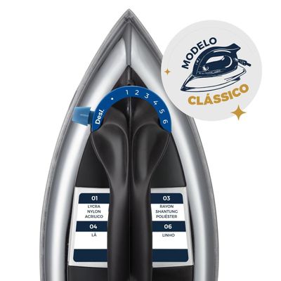 Ferro de Passar a Seco Base de Alumínio Britânia BFS50A 127V