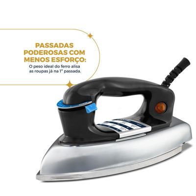 Ferro de Passar a Seco Base de Alumínio Britânia BFS50A 127V