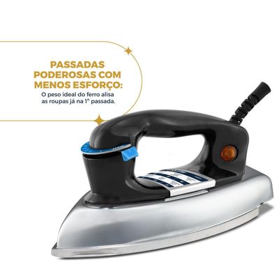 Ferro de Passar a Seco Base de Alumínio Britânia BFS50A 127V