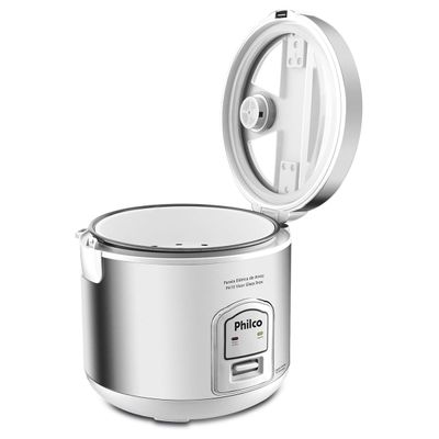 Panela de Arroz Philco 10 Xícaras PH10B Visor Glass Inox 220V