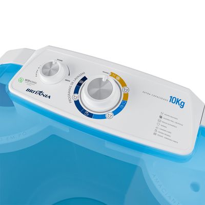 Tanquinho de Lavar Roupa 10KG Britânia 7 Programas BLR100B 220V