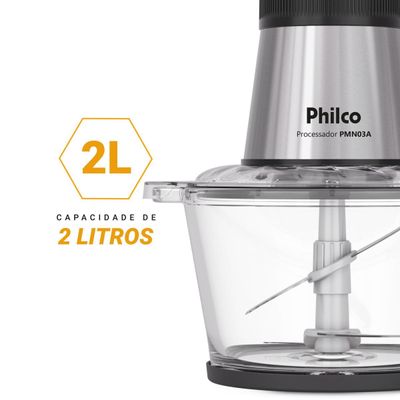 Processador Compacto Philco Jarra de Vidro 350W PMN03A 220V