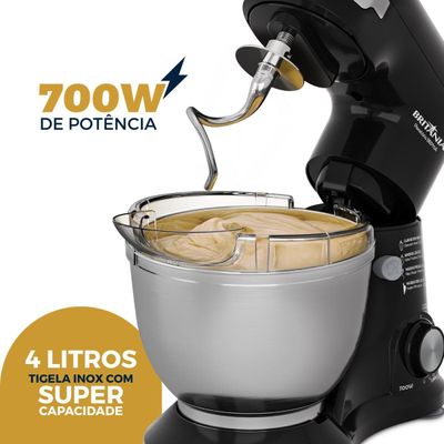 Batedeira Planetária Britânia 4L 3 Batedores BBP70A 220V