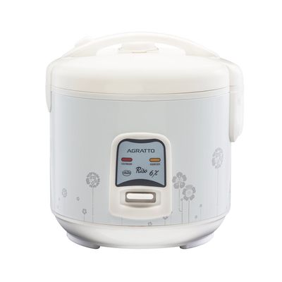 Panela de Arroz Elétrica 6 Xícara PA6X Agratto Branca 127V