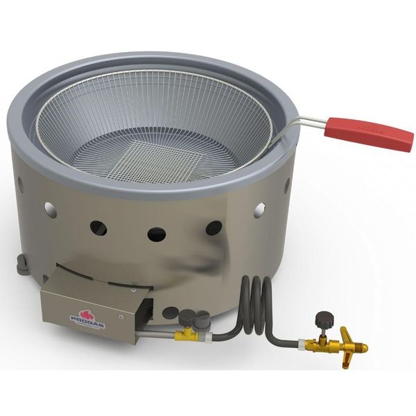 Tacho Fritador a Óleo Progas 7L PR-70G Inox Gás GLP