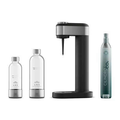 Gaseificador de Água Electrolux Efficient Cinza com Cilindro e Garrafa 1L (ESM01)