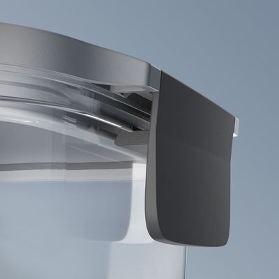 Potes Herméticos de Plástico Electrolux Cinza 14 Unidades Empilháveis Modulares