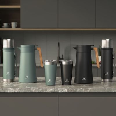 Copo Térmico Electrolux 560ml Preto Sense com Tampa Hermetica