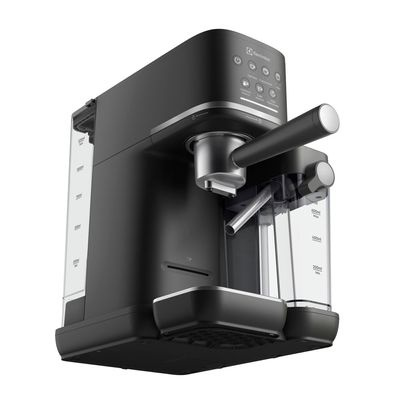 Cafeteira Espresso Electrolux Cápsula, Pó e Sache Experience Vaporizador de Leite Preta (ECM70) 220V