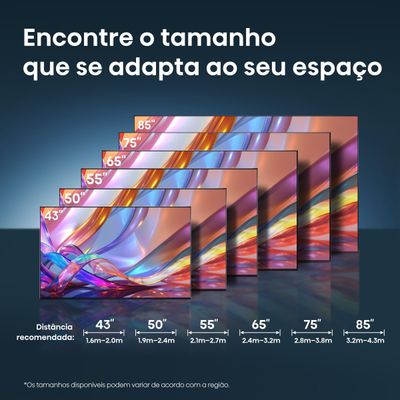 Smart TV 50" 4K QLED Hisense 50Q6QVV Vidaa