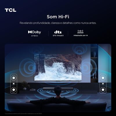 Soundbar TCL S55H 220W Bluetooth Canais 2.1 Bivolt