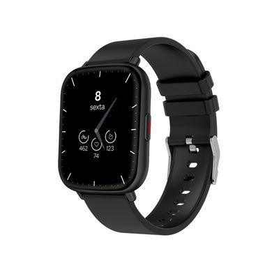 Smartwatch Geonav WB Tela 1,85" 45mm 24 Modos Esportivos Fitness Tracker Preto