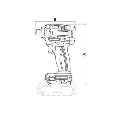 Parafusadeira de Impacto Tramontina by TOTAL 20V 285 N.m