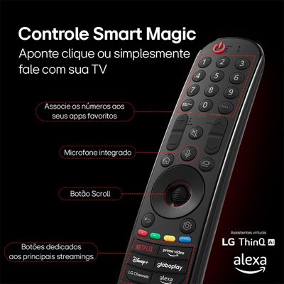 Smart TV 98" 4K LG 98UT9050PSA WebOS 24 Smart Magic