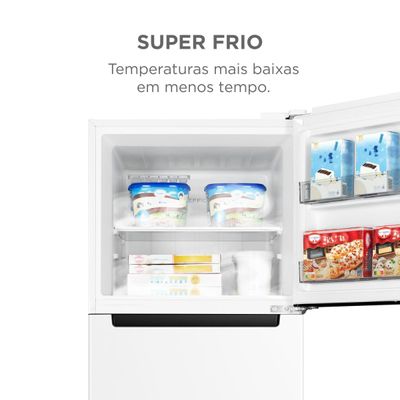 Refrigerador Cycle Defrost Duplex RT554 410L Inverter Midea Branca Branco / 110