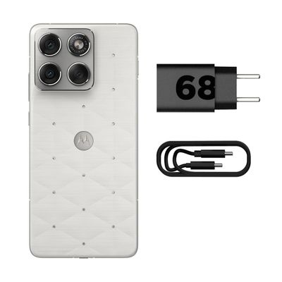 Smartphone Motorola Edge 70 6.7 512GB 5G Cloud Dancer Branco / Bivolt