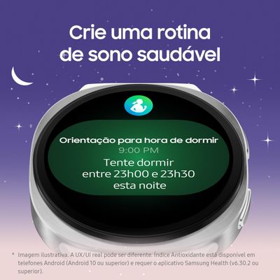 Smartwatch Samsung Galaxy Watch8 40mm LTE Prata