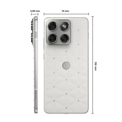 Smartphone Motorola Edge 70 6.7 512GB 5G Cloud Dancer Branco / Bivolt