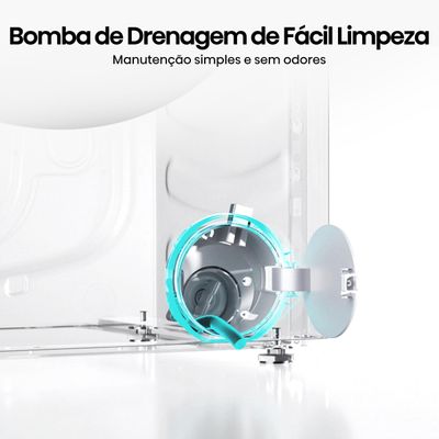 Lava e Seca Hisense WD1i11 11kg Lava e 7kg Seca Branca Branco / 110