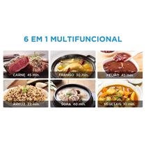 Panela de Pressão Elétrica Mecânica Midea 4L Inox