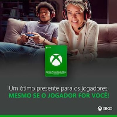 Gift Card Digital Xbox - R$10