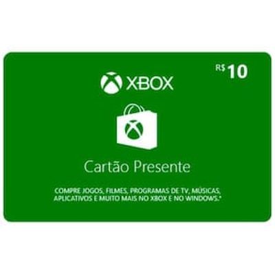 Gift Card Digital Xbox - R$10