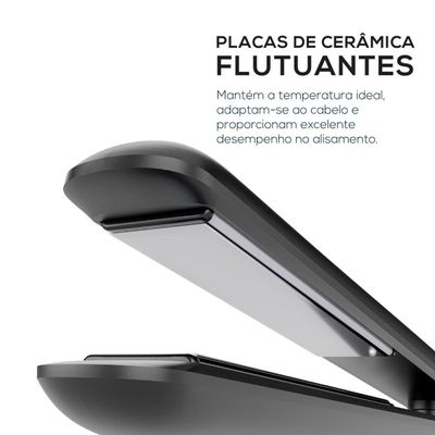 Prancha de Cabelo Britânia BPR03A Cerâmica 200°C