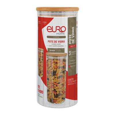 Pote Redondo Canelado Euro Home 1,2L