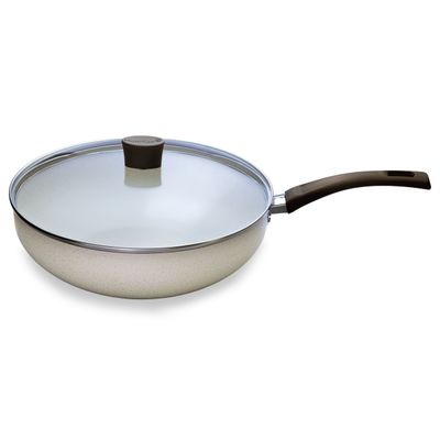 Frigideira Wok Multiflon Ekó 28?cm com Tampa