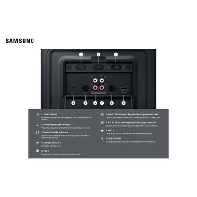 Sound Tower Samsung MX-ST50F/ZD 240W