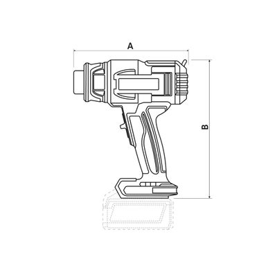 Soprador Térmico Tramontina by TOTAL 20V
